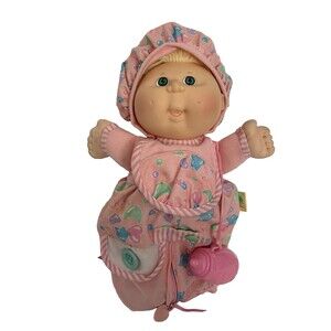 Cabbage Patch Kids Toddler Love 'N Care Baby Girl Doll w Bottle 1992 Hasbro